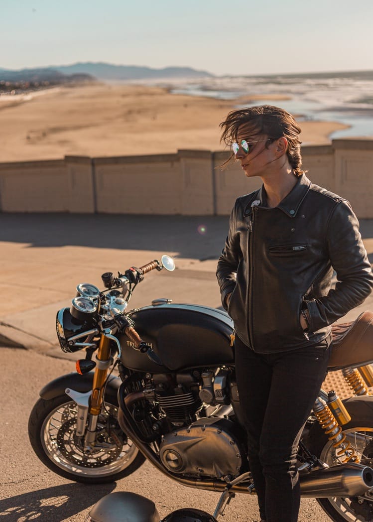 3. My roommate Marta and I’s motorcycle photoshoot in the California twilight, in the beginning of 2019