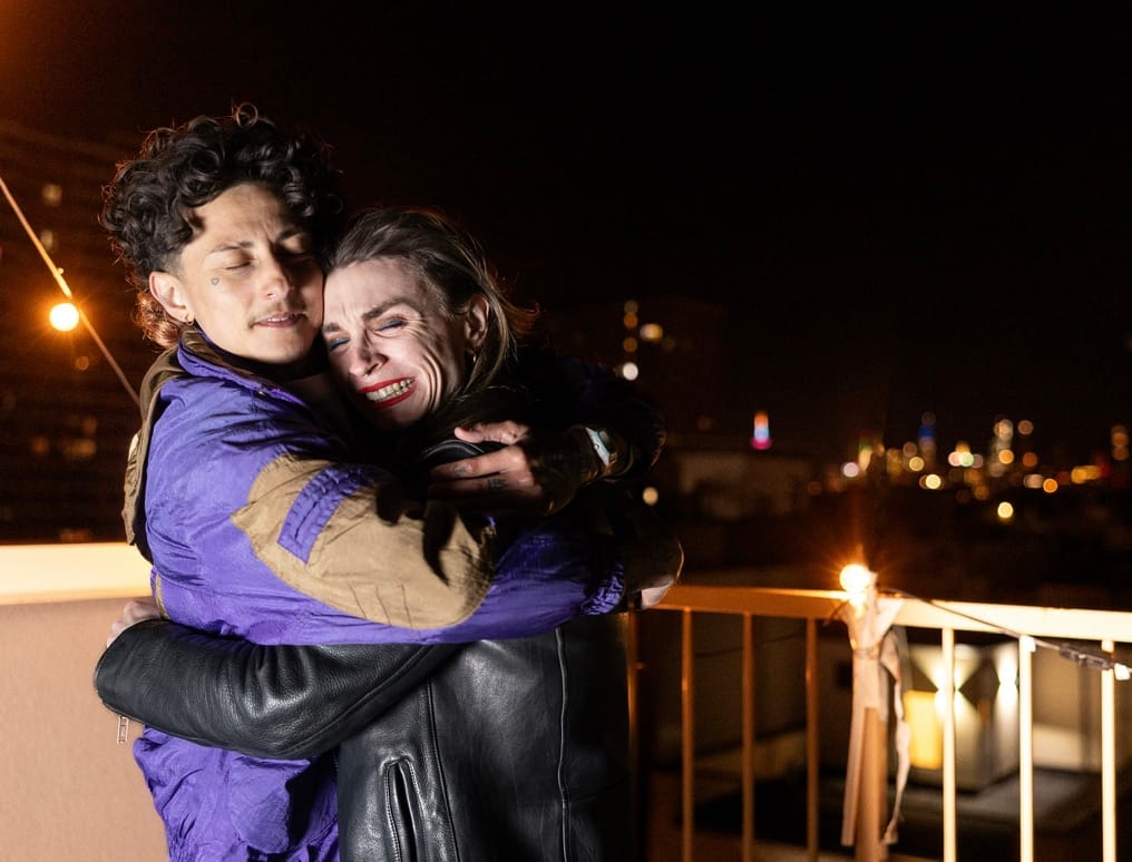 17. My most tender moment captured with my foil and kindred spirit @graylaughlove , who drove across the country to be there when I woke up, and who is my rock and inspiration for how to lead a live worth living.