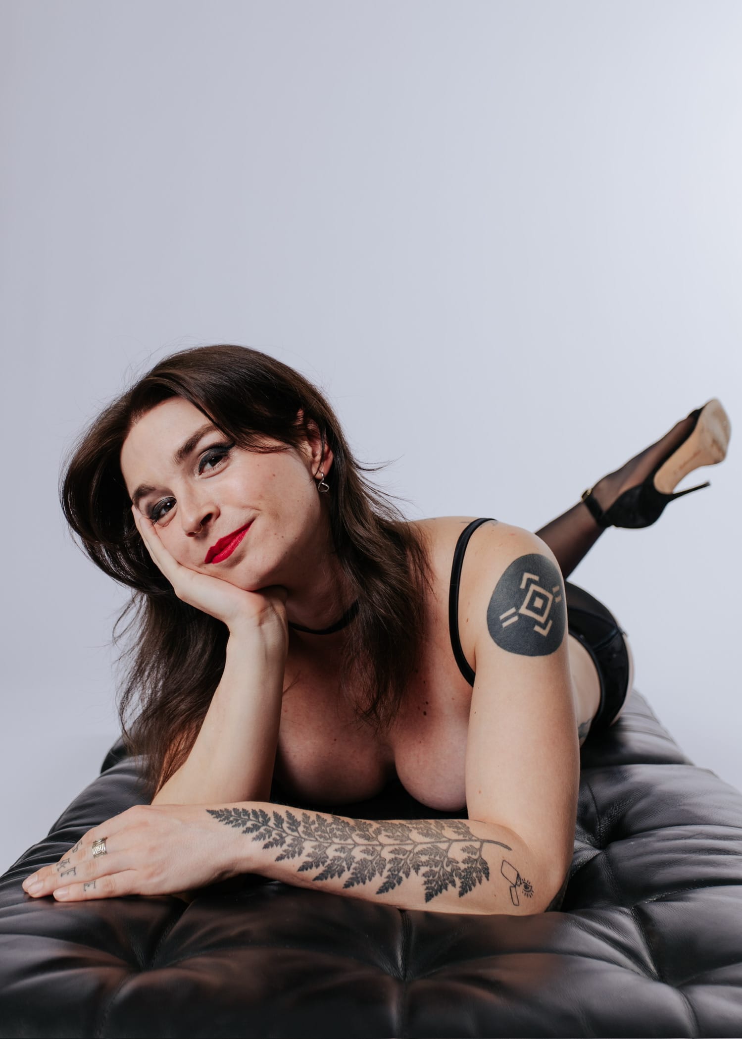 9. My five year anniversary Boudoir photoshoot where I raised over $1000 for @translifeline .