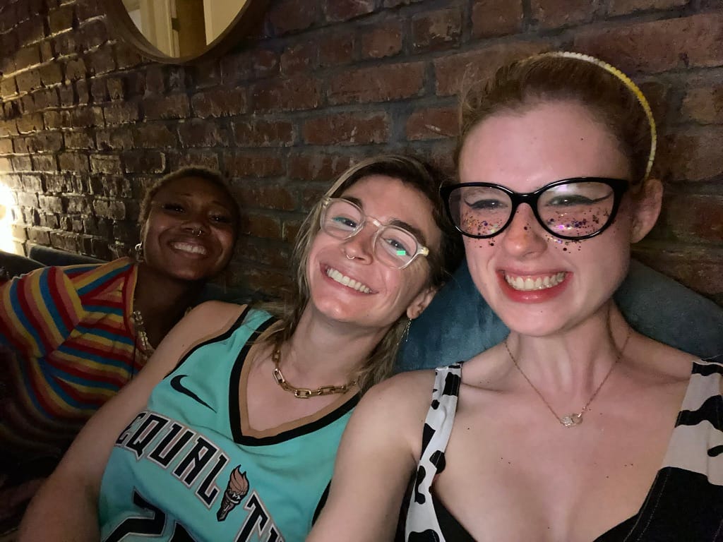 6. @sara.doe and I right after we met at a party in a swanky Manhattan loft on the Upper East Side, midway through 3 days straight forming the foundations of a friendship that will last a lifetime.